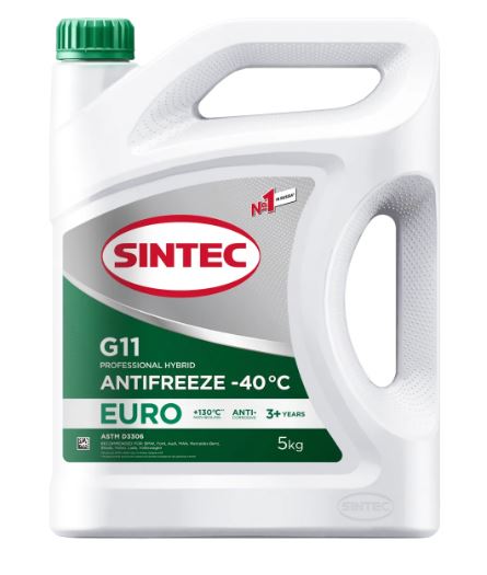Антифриз SINTEC G11 (зеленый) 5кг